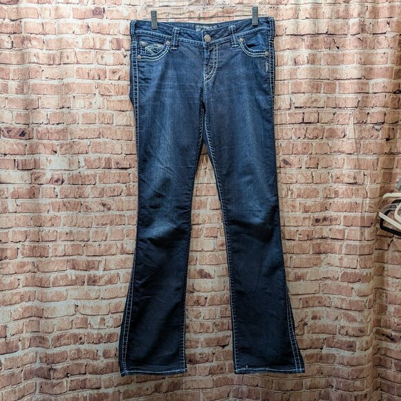 Silver Jeans Co Frances 18" Size W30/L33 - Picture 1 of 15